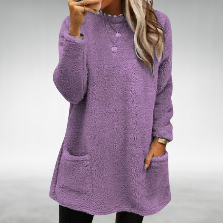 Nora | Fleece Sweater with Pockets
