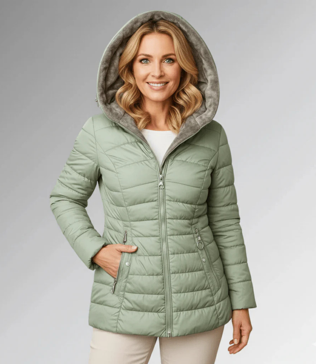 Eloise™ | Cozy Quilted Zipper Jacket