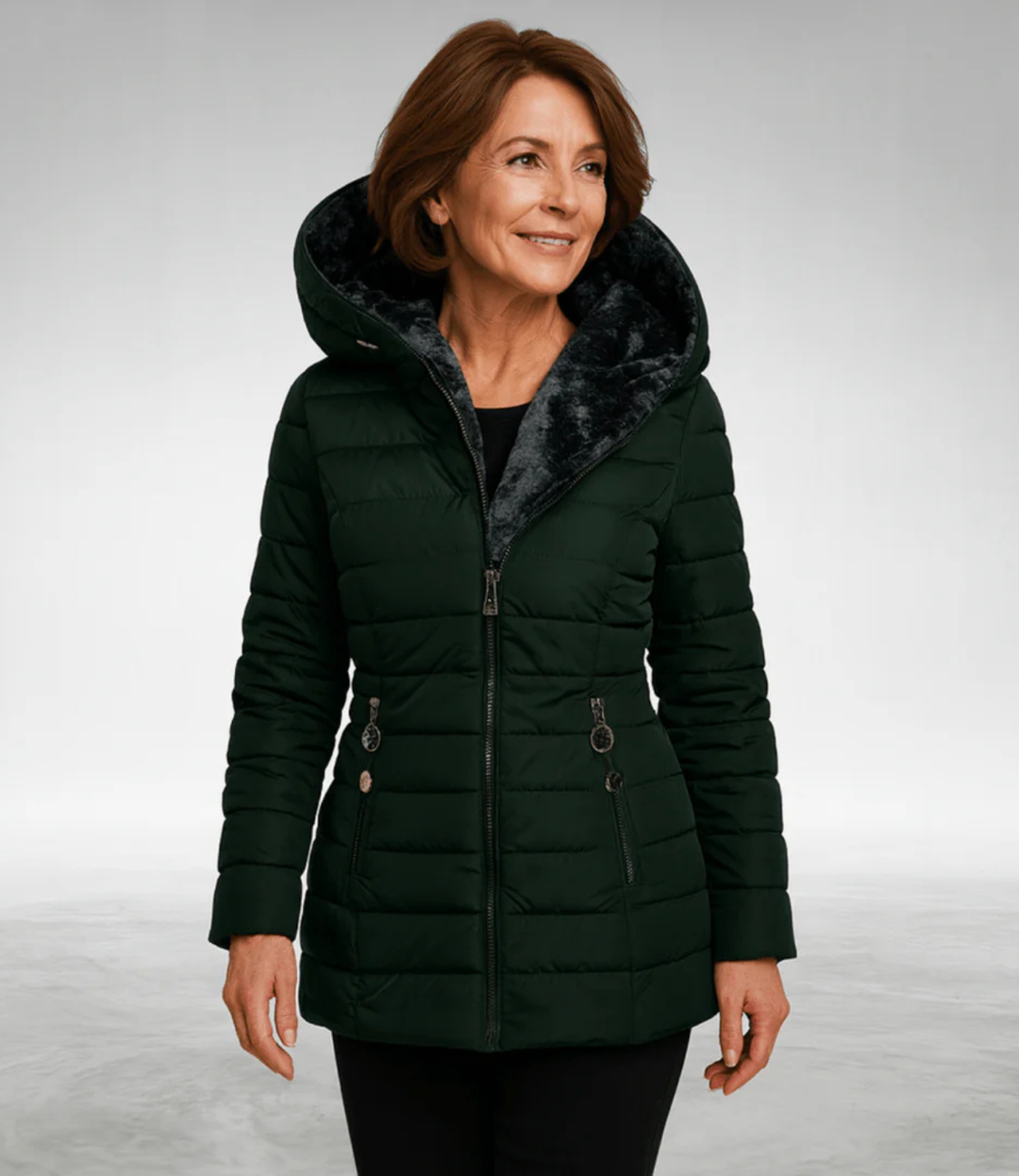 Eloise™ | Cozy Quilted Zipper Jacket