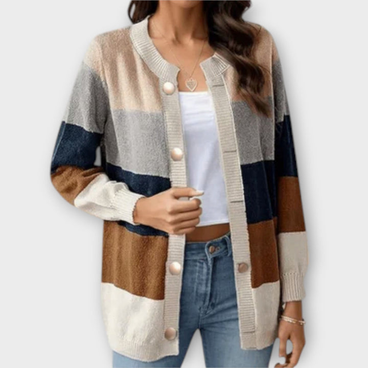 Lottenia - Striped Cardigan