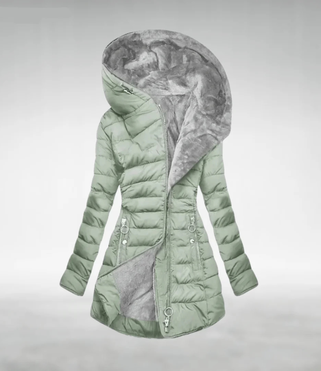 Eloise™ | Cozy Quilted Zipper Jacket