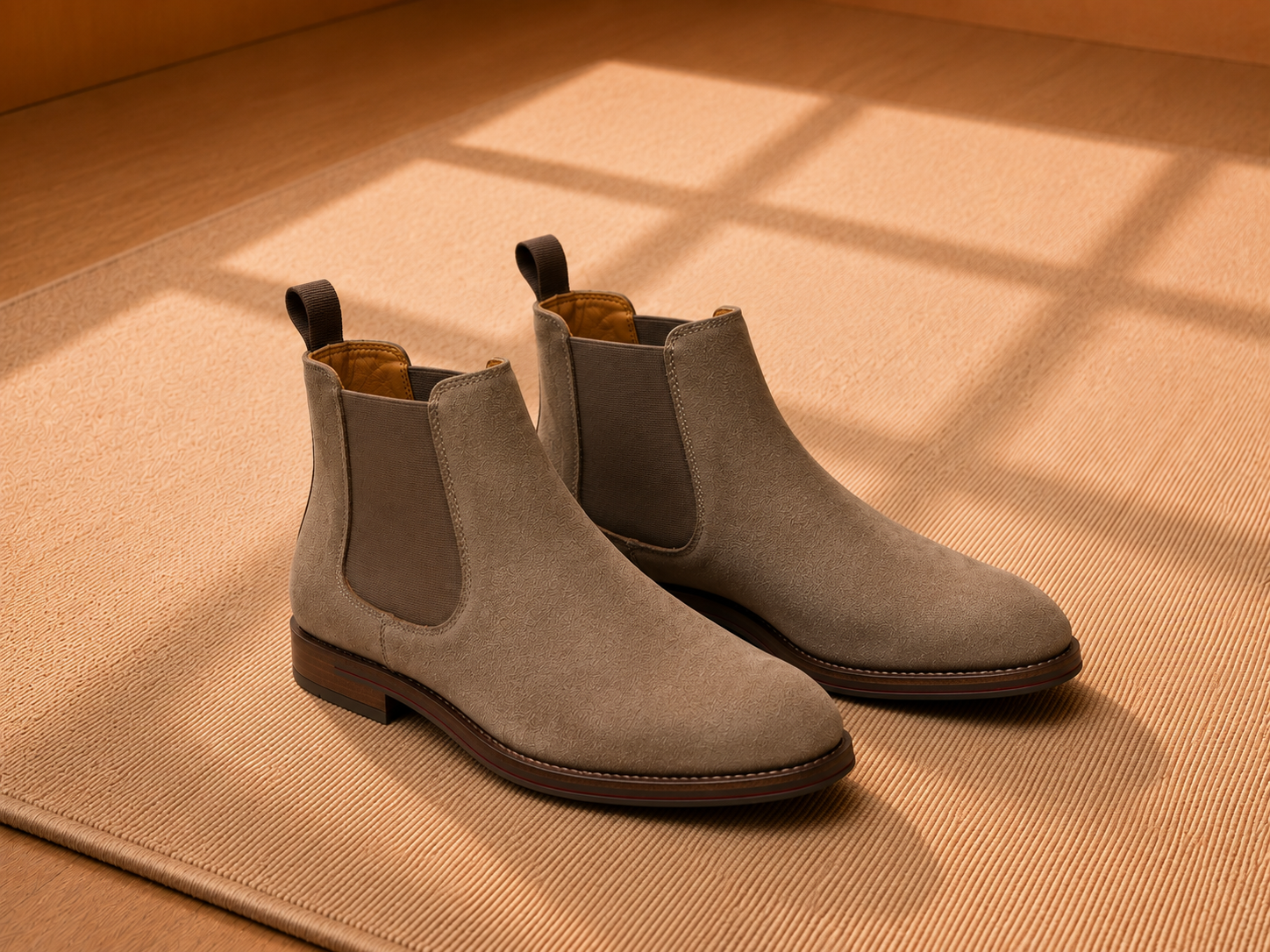 Men's Chelsea Boots – Elastic Panels, Pull-On Fit