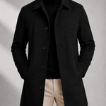 Men's Trench Coat – Slim Tailored Silhouette