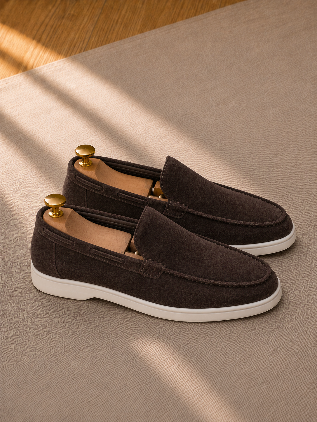 Men's Classic Loafers – Comfort Fit, Cushioned Footbed