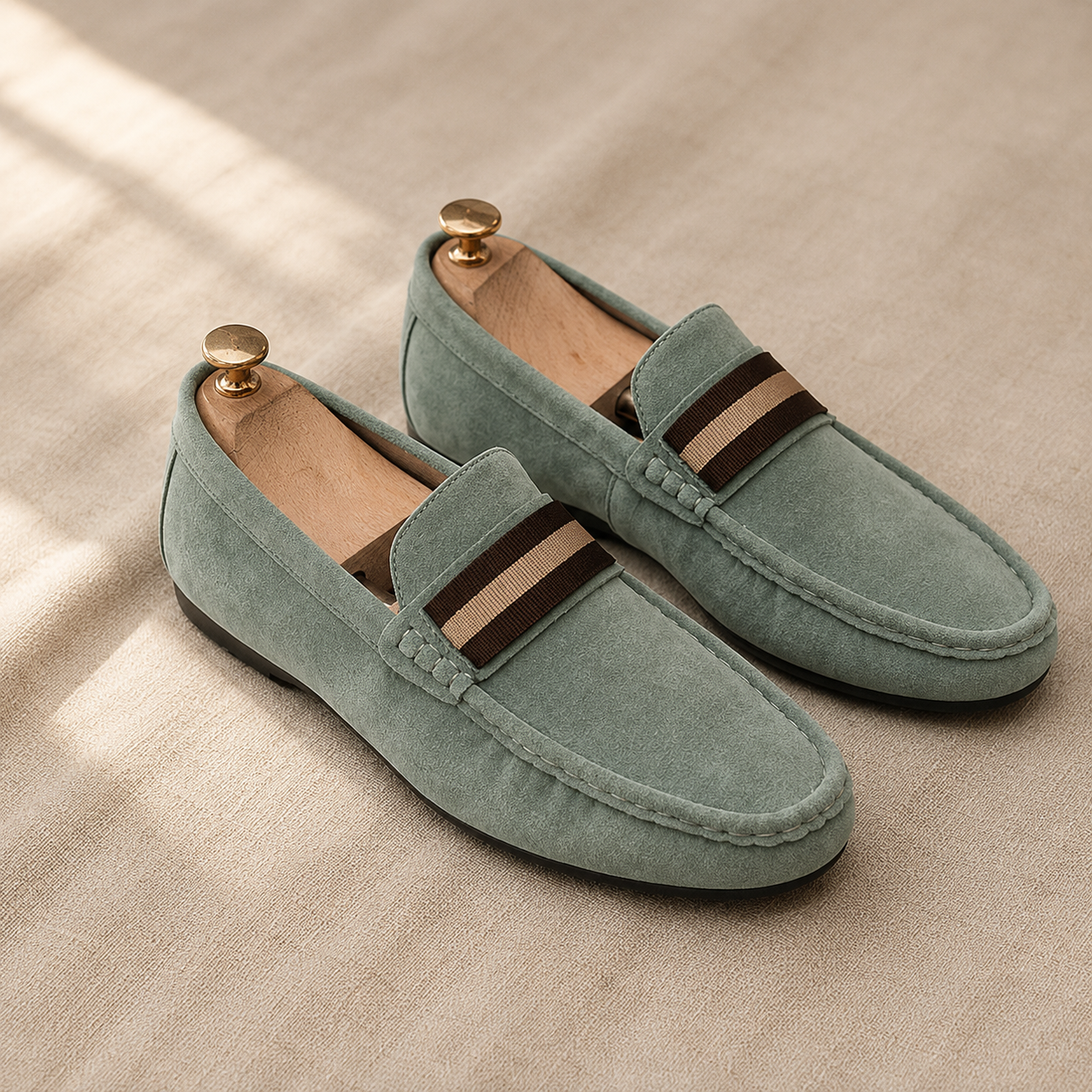 Men's Buckle Loafers – Shoe Trees Included, Matte Finish – image 3