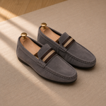 Men's Buckle Loafers – Shoe Trees Included, Matte Finish