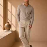 Men's Pleated Trousers – Smart Finish, Full Pocketing – image 2