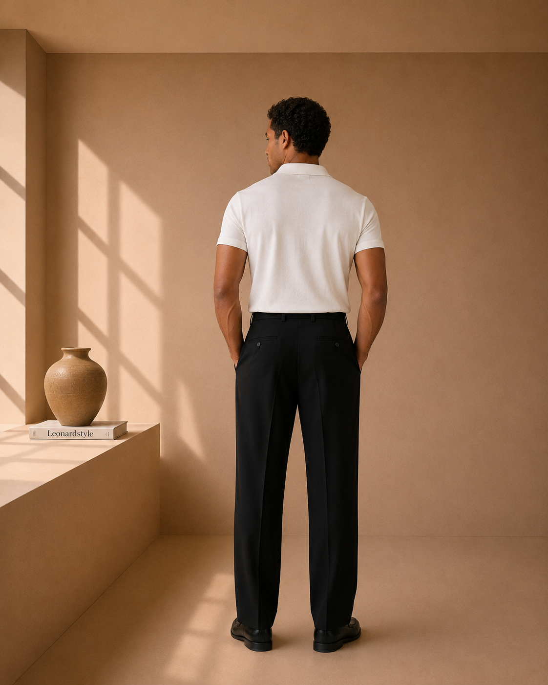 Men's Pleated Trousers – Smart Finish, Full Pocketing – image 3
