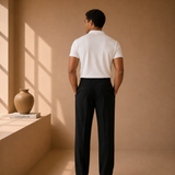 Men's Pleated Trousers – Smart Finish, Full Pocketing – image 3