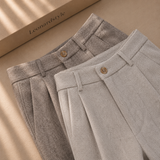 Men's High Waist Pleated Trousers – Tailored Fit – image 3