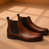 Men's Chelsea Boots – Elastic Panels, Pull-On Fit – image 5