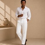 Men's Striped Trousers – Relaxed Fit, Machine Washable – image 2