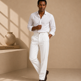 Men's Striped Trousers – Relaxed Fit, Machine Washable – image 2