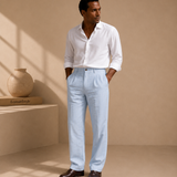 Men's Striped Trousers – Relaxed Fit, Machine Washable – image 4