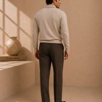 Men's Pleated Trousers – Side Adjuster, No Belt Needed – image 3