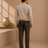 Men's Pleated Trousers – Side Adjuster, No Belt Needed – image 3