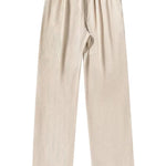 Men's Straight Leg Trousers – Mid-Rise Comfort, Textured Finish – image 3