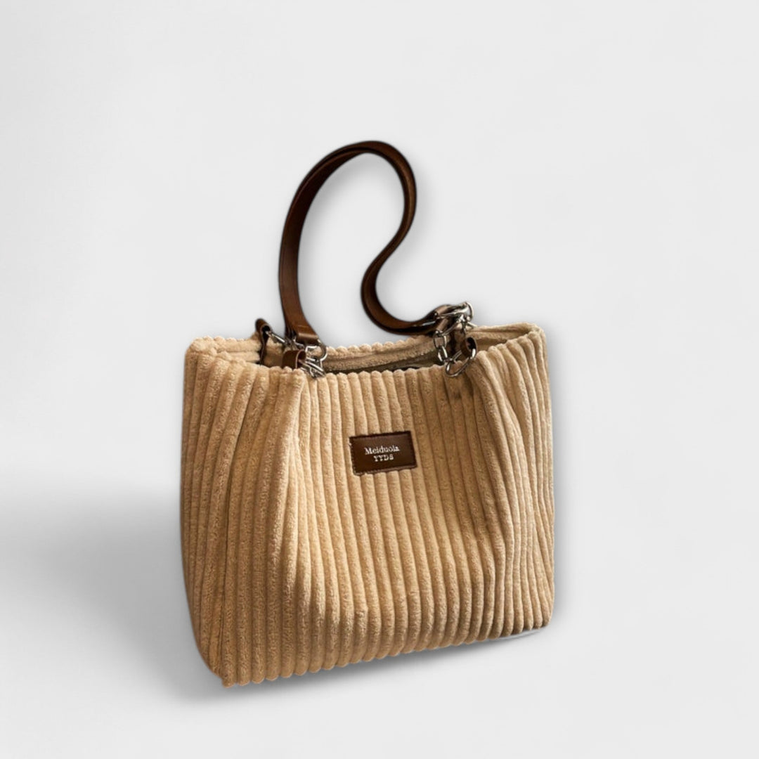 Selene - Soft Cord Shoulder Bag