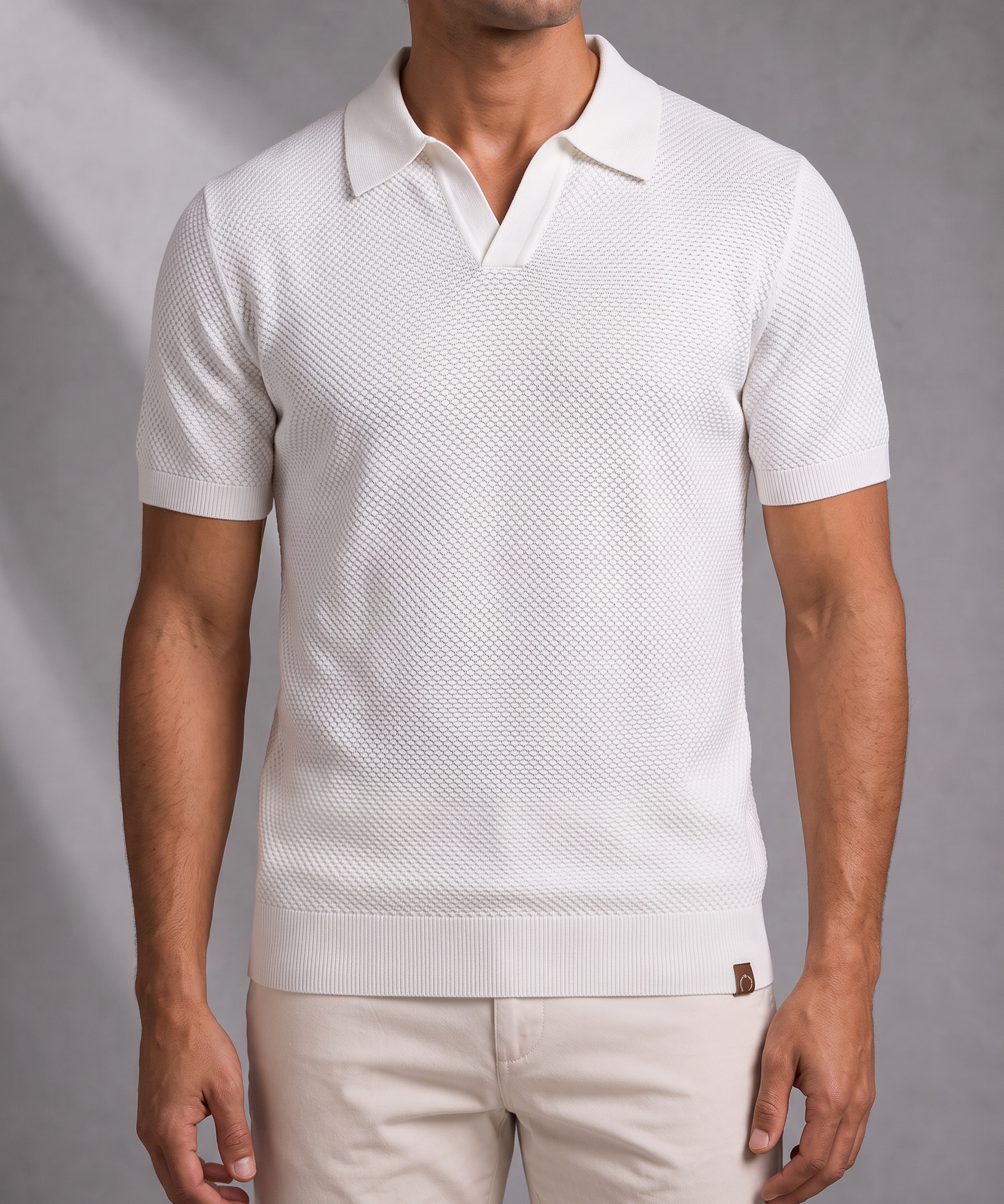 Men's Short Sleeve Polo – Soft Knit, Structured Collar