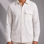 Men's Overshirt – Chest Pocket, Shirt-Jacket Cut – image 2