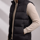 Men's Quilted Gilet – Zip Hip Pockets, Lightweight Warmth