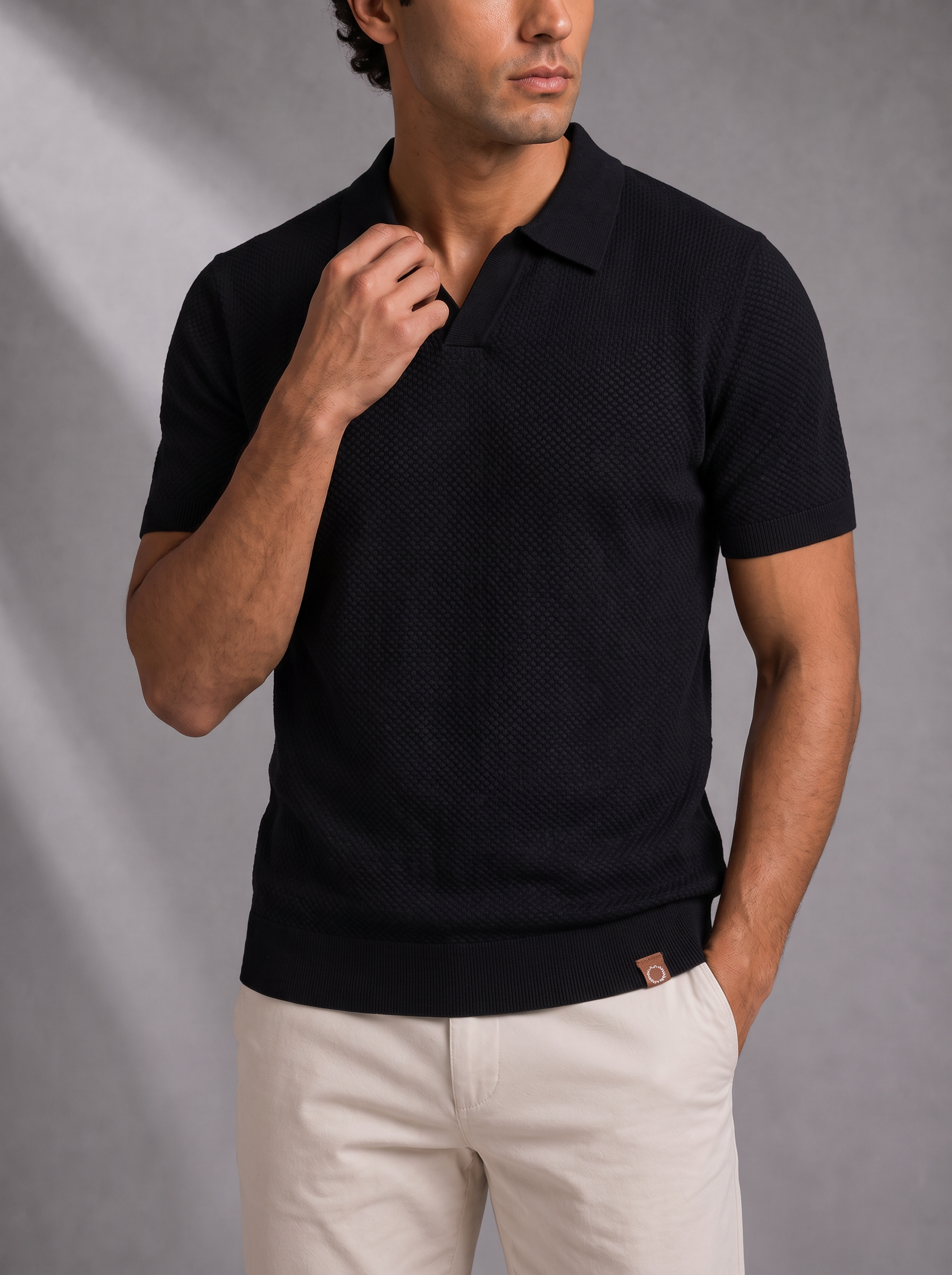Men's Short Sleeve Polo – Soft Knit, Structured Collar – image 5