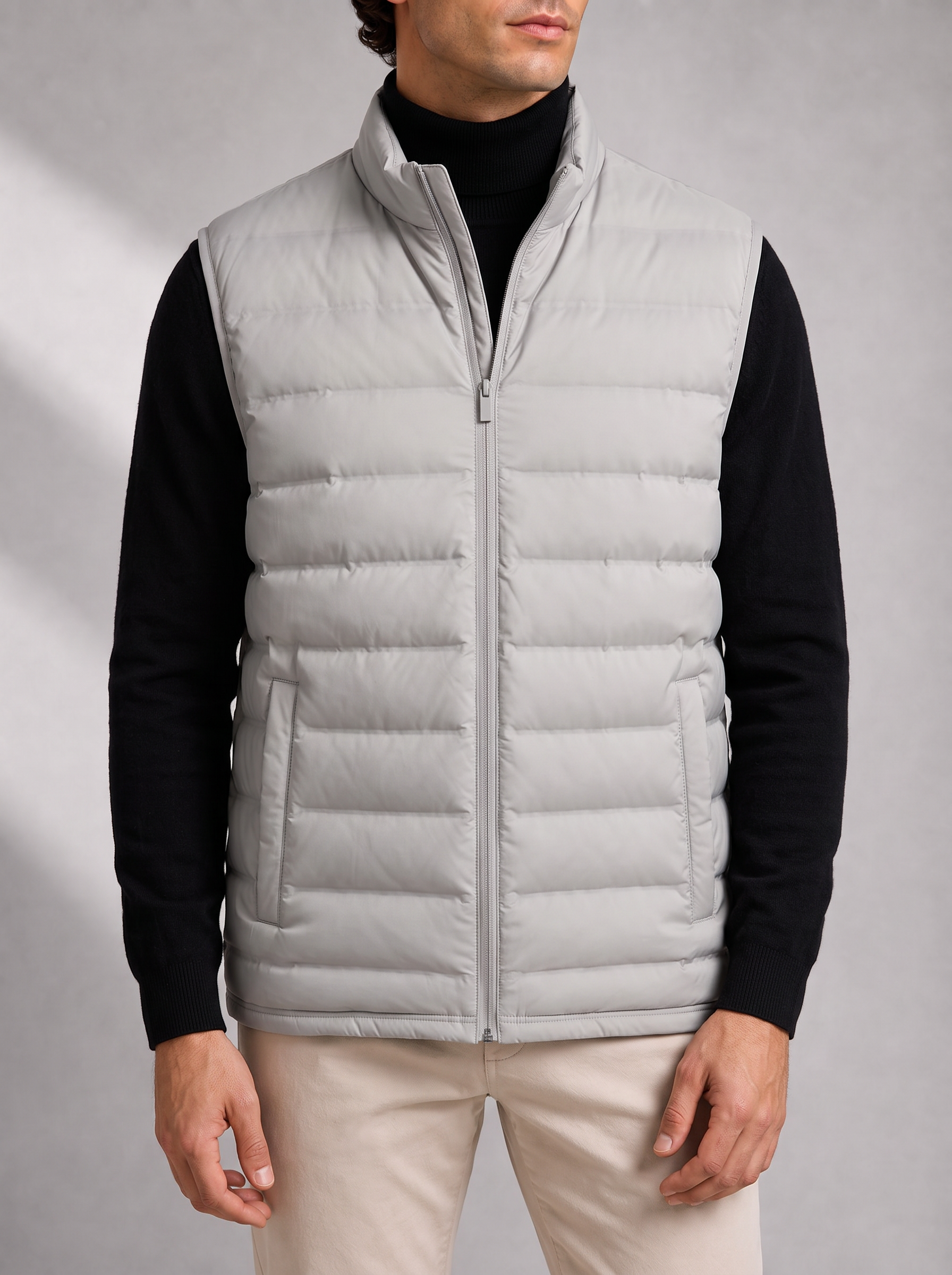 Men's Puffer Vest – Slim Fit, Minimal Bulk – image 3