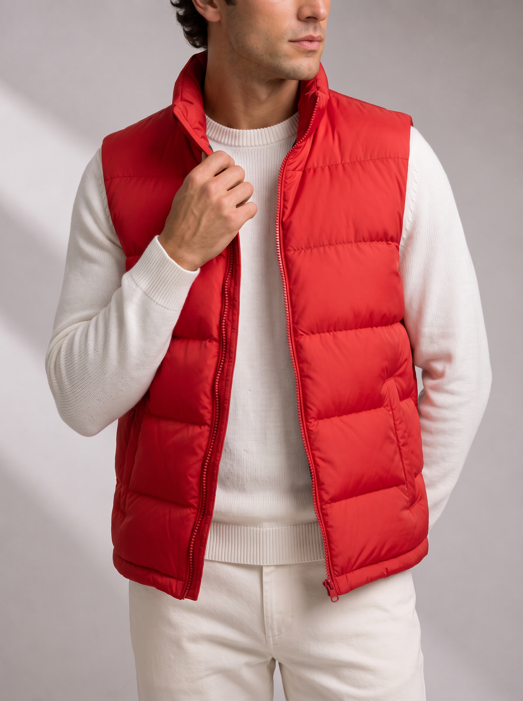 Men's Quilted Gilet – Zip Hip Pockets, Lightweight Warmth – image 4