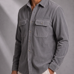 Men's Overshirt – Chest Pocket, Shirt-Jacket Cut – image 4