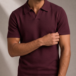 Men's Short Sleeve Polo – Soft Knit, Structured Collar – image 3