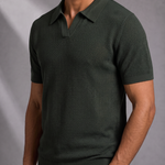 Men's Short Sleeve Polo – Soft Knit, Structured Collar – image 6