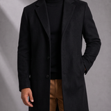 Men's Overcoat – Fully Lined, Single-Breasted – image 3