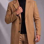 Men's Overcoat – Fully Lined, Single-Breasted – image 2