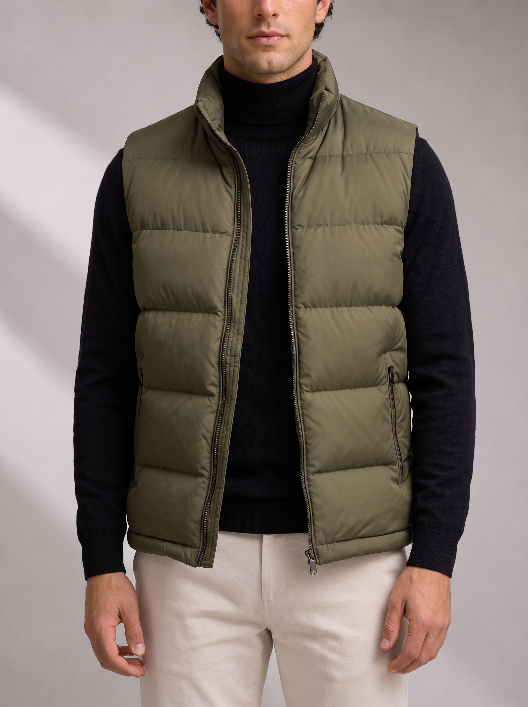 Men's Quilted Gilet – Zip Hip Pockets, Lightweight Warmth – image 3