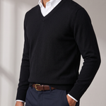 Men's Crew Neck Jumper – Lightweight Warmth, Ribbed Trims – image 2