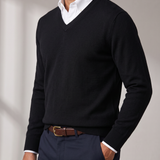 Men's Crew Neck Jumper – Lightweight Warmth, Ribbed Trims – image 2