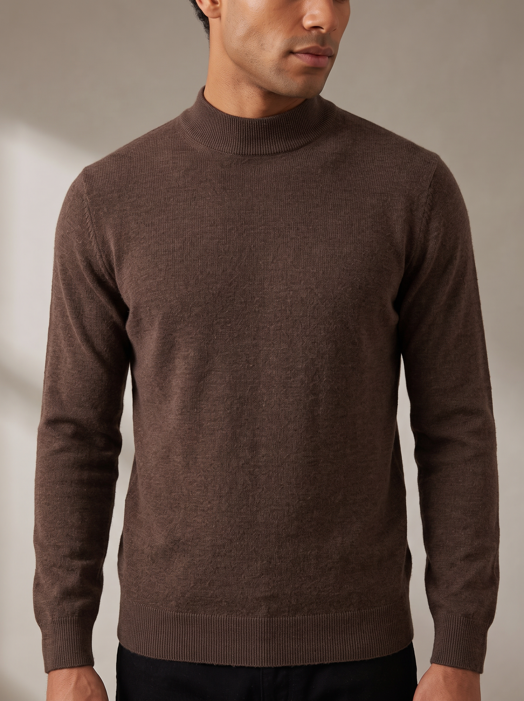 Men's Classic Turtleneck – Roll Neck, Shape Retentive – image 2